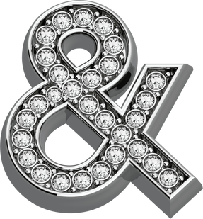 Diamond Encrusted Ampersand  